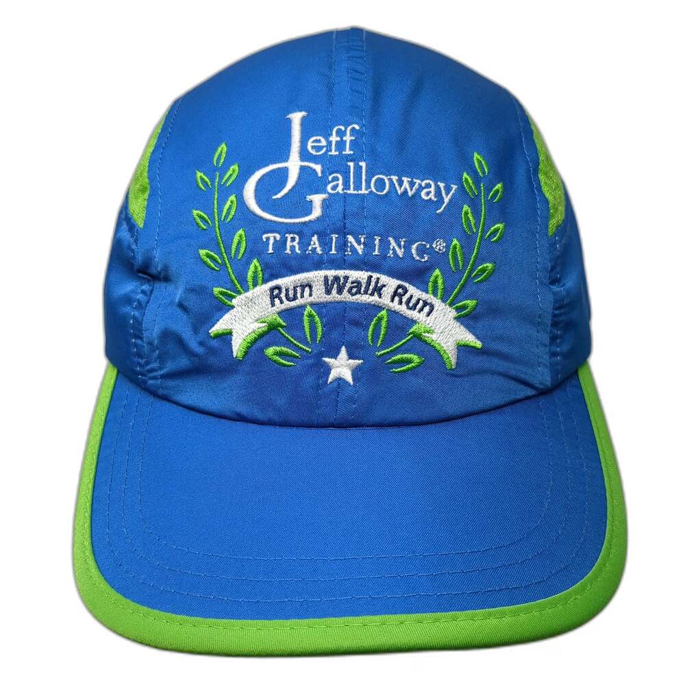 Leslie Jordan Baseball Cap Blue One Size Performance Mesh Training Marathon Hat